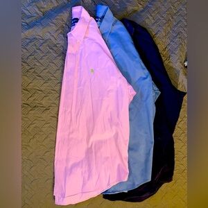 Ralph Lauren XL Long Sleeve Dress Shirts LOT of 3